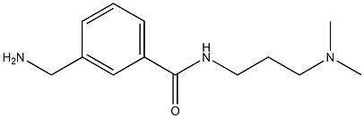 3-(aminomethyl)-N-[3-(dimethylamino)propyl]benzamide 结构式