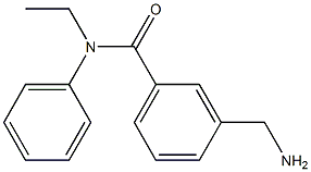 3-(aminomethyl)-N-ethyl-N-phenylbenzamide 结构式