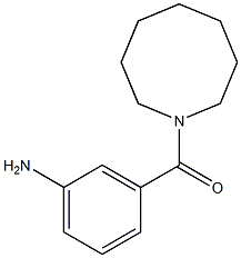 3-(azocan-1-ylcarbonyl)aniline 结构式