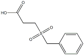 3-(benzylsulfonyl)propanoic acid 结构式