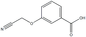 3-(cyanomethoxy)benzoic acid 结构式