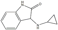 3-(cyclopropylamino)-1,3-dihydro-2H-indol-2-one 结构式
