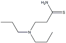 3-(dipropylamino)propanethioamide 结构式