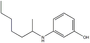 3-(heptan-2-ylamino)phenol 结构式