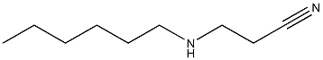 3-(hexylamino)propanenitrile 结构式