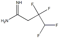 3,3,4,4-tetrafluorobutanimidamide 结构式