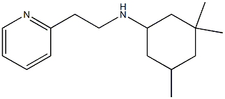 3,3,5-trimethyl-N-[2-(pyridin-2-yl)ethyl]cyclohexan-1-amine 结构式