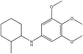 3,4,5-trimethoxy-N-(2-methylcyclohexyl)aniline 结构式