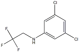 3,5-dichloro-N-(2,2,2-trifluoroethyl)aniline 结构式