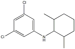 3,5-dichloro-N-(2,6-dimethylcyclohexyl)aniline 结构式