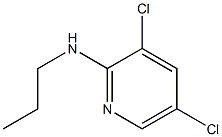 3,5-dichloro-N-propylpyridin-2-amine 结构式