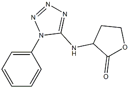 3-[(1-phenyl-1H-1,2,3,4-tetrazol-5-yl)amino]oxolan-2-one 结构式