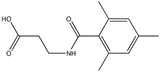 3-[(2,4,6-trimethylphenyl)formamido]propanoic acid 结构式