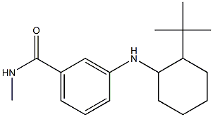 3-[(2-tert-butylcyclohexyl)amino]-N-methylbenzamide 结构式