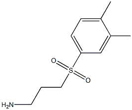 3-[(3,4-dimethylphenyl)sulfonyl]propan-1-amine 结构式