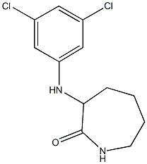 3-[(3,5-dichlorophenyl)amino]azepan-2-one 结构式