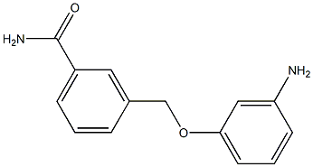 3-[(3-aminophenoxy)methyl]benzamide 结构式