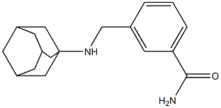 3-[(adamantan-1-ylamino)methyl]benzamide 结构式