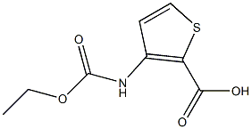 3-[(ethoxycarbonyl)amino]thiophene-2-carboxylic acid 结构式