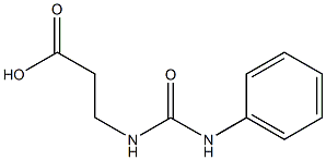 3-[(phenylcarbamoyl)amino]propanoic acid 结构式