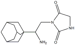 3-[2-(1-adamantyl)-2-aminoethyl]imidazolidine-2,4-dione 结构式