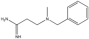 3-[benzyl(methyl)amino]propanimidamide 结构式