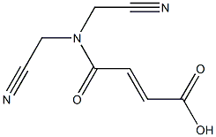 3-[bis(cyanomethyl)carbamoyl]prop-2-enoic acid 结构式