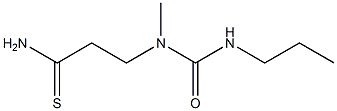 3-[methyl(propylcarbamoyl)amino]propanethioamide 结构式