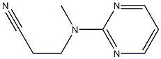 3-[methyl(pyrimidin-2-yl)amino]propanenitrile 结构式