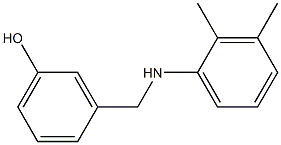 3-{[(2,3-dimethylphenyl)amino]methyl}phenol 结构式