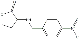 3-{[(4-nitrophenyl)methyl]amino}oxolan-2-one 结构式