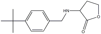 3-{[(4-tert-butylphenyl)methyl]amino}oxolan-2-one 结构式