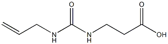 3-{[(allylamino)carbonyl]amino}propanoic acid 结构式