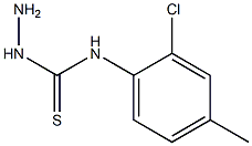 3-amino-1-(2-chloro-4-methylphenyl)thiourea 结构式