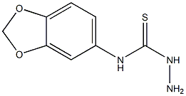 3-amino-1-2H-1,3-benzodioxol-5-ylthiourea 结构式