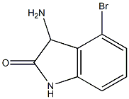 3-amino-4-bromo-1,3-dihydro-2H-indol-2-one 结构式