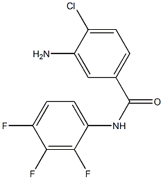 3-amino-4-chloro-N-(2,3,4-trifluorophenyl)benzamide 结构式