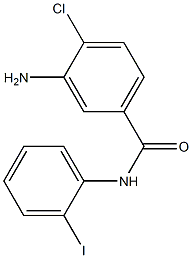 3-amino-4-chloro-N-(2-iodophenyl)benzamide 结构式