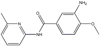 3-amino-4-methoxy-N-(6-methylpyridin-2-yl)benzamide 结构式