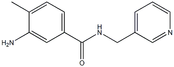 3-amino-4-methyl-N-(pyridin-3-ylmethyl)benzamide 结构式