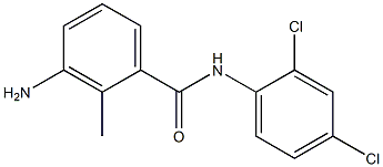 3-amino-N-(2,4-dichlorophenyl)-2-methylbenzamide 结构式