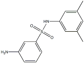 3-amino-N-(3,5-dimethylphenyl)benzenesulfonamide 结构式