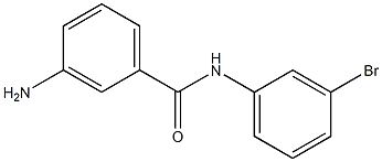 3-amino-N-(3-bromophenyl)benzamide 结构式