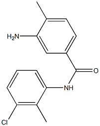 3-amino-N-(3-chloro-2-methylphenyl)-4-methylbenzamide 结构式