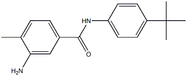 3-amino-N-(4-tert-butylphenyl)-4-methylbenzamide 结构式