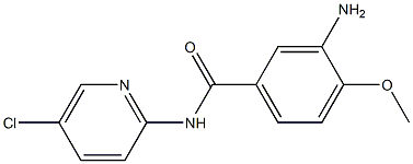 3-amino-N-(5-chloropyridin-2-yl)-4-methoxybenzamide 结构式