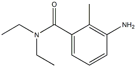 3-amino-N,N-diethyl-2-methylbenzamide 结构式