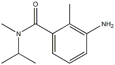 3-amino-N-isopropyl-N,2-dimethylbenzamide 结构式
