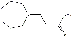 3-azepan-1-ylpropanethioamide 结构式