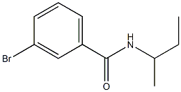 3-bromo-N-(sec-butyl)benzamide 结构式